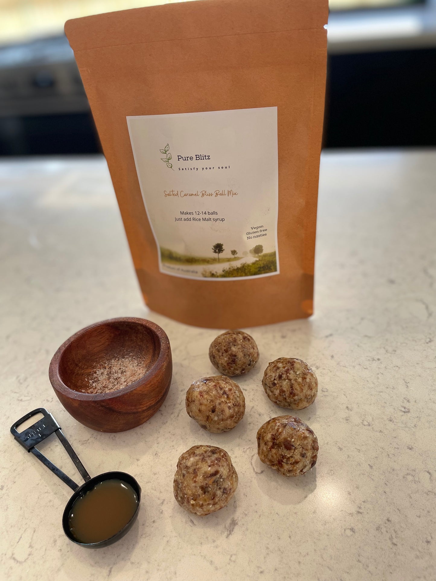 Salted Caramel bliss ball mix